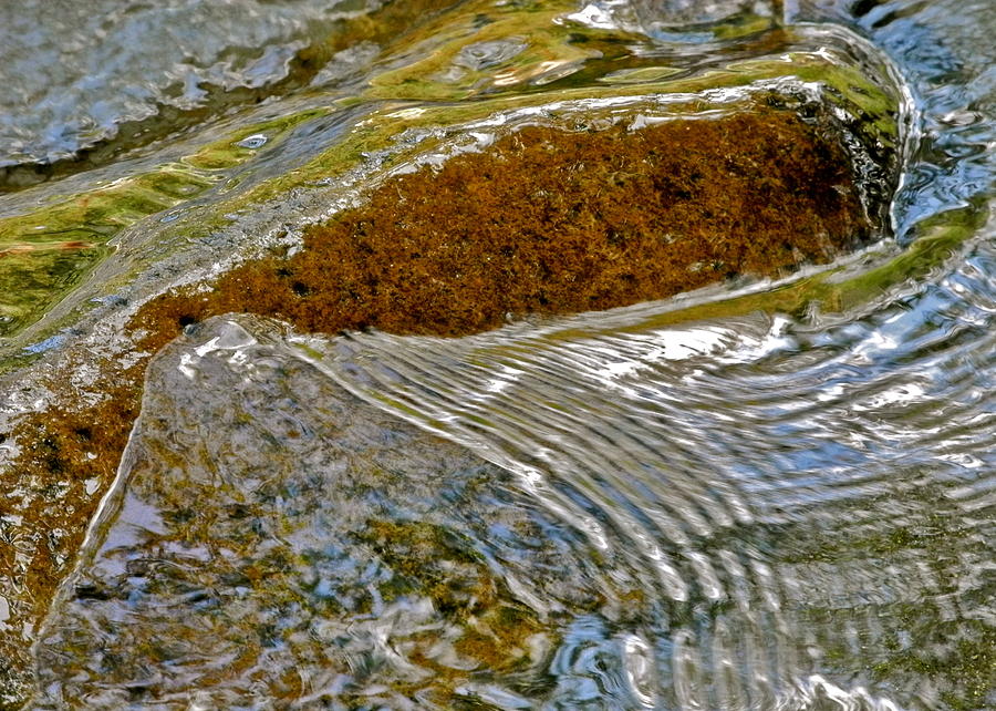 Water Waves on Rock Photograph by Kirsten Giving