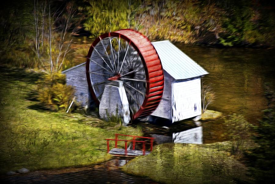 Mill Photograph - Water Wheel by Bill Howard