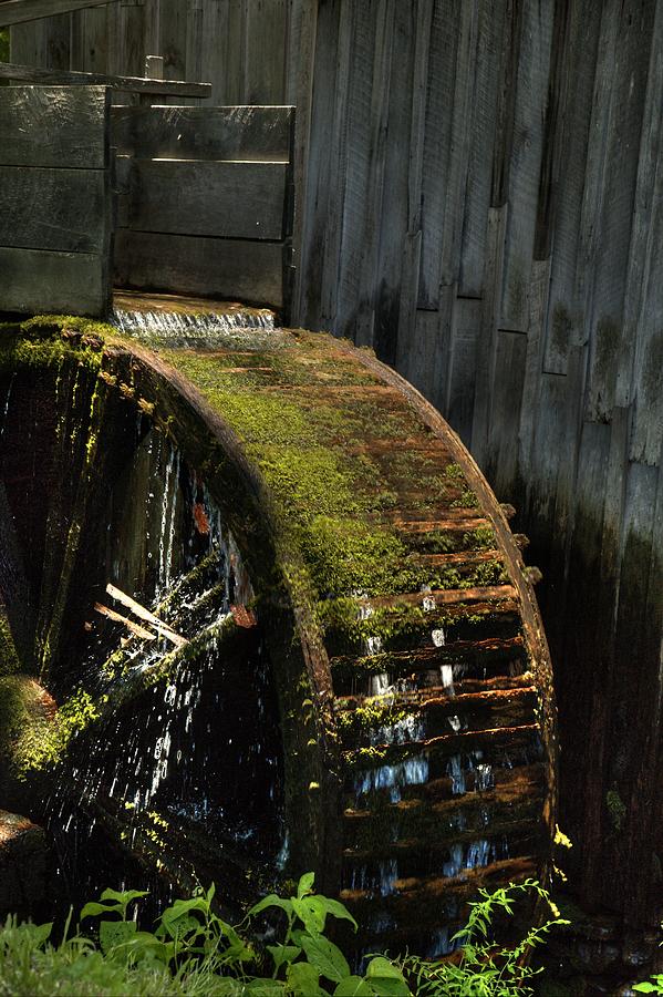 Water Wheel Photograph by Coby Cooper