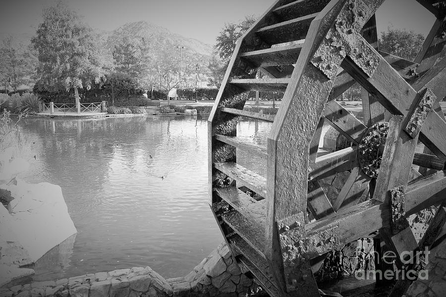 Water Photograph - Water Wheel  by Gretchen Williams
