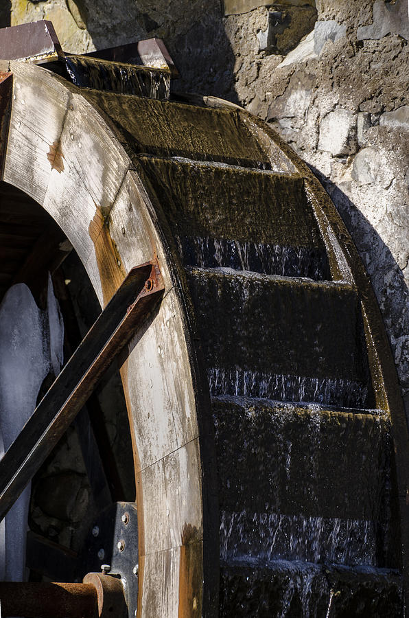 Water Wheel Mill - Eastern College Photograph by Bill Cannon - Fine Art ...