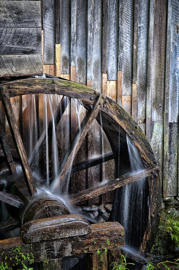 Water Wheel Photograph by Ward McGinnis - Fine Art America