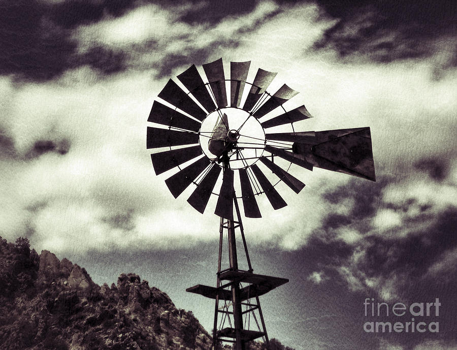 Water Windmill Photograph by Patricia Januszkiewicz