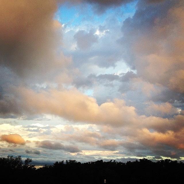 Watercolor Clouds This Morning Photograph by Whitney Sanders