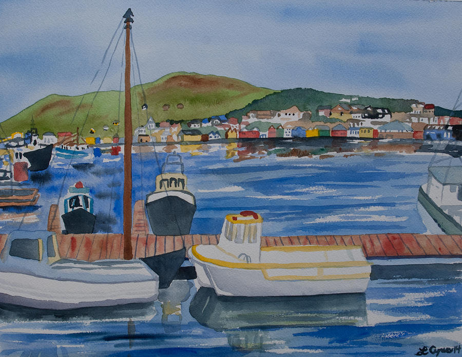 Watercolor - Dingle Ireland Painting by Cascade Colors