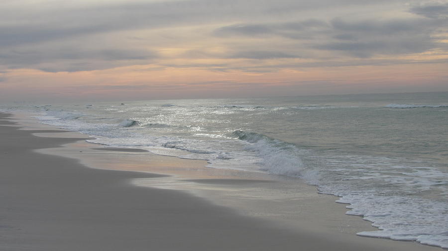 Seascape Photograph - Watercolor sunrise by Denise Hoff Seascape Photograph - Watercolor sunrise by Denise Hoff