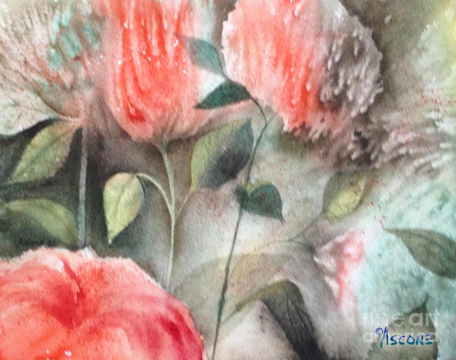 Chrysanthemums Painting by Teresa Ascone