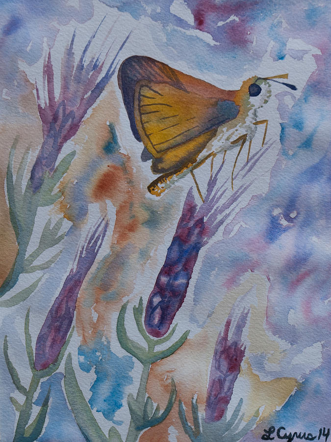 Watercolor - Whimsical Butterfly Painting by Cascade Colors