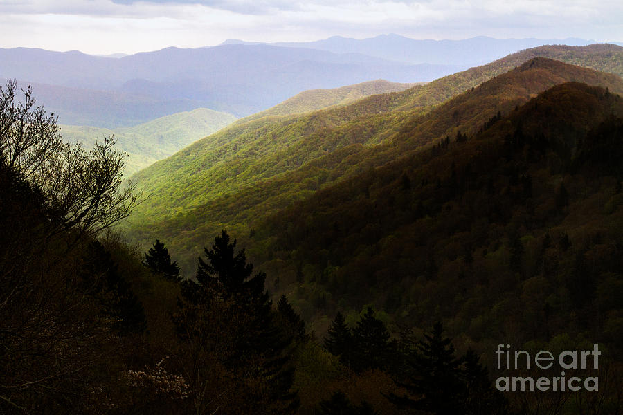 Watercolors of the Smokies Photograph by Deborah Scannell