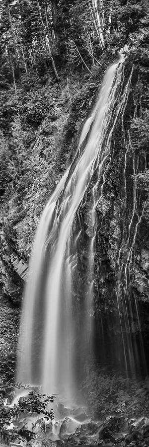 Waterfall 3 BW Photograph by Chris McKenna