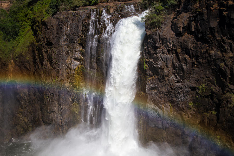 Waterfall and the Rainbow Photograph by Marzena Grabczynska Lorenc