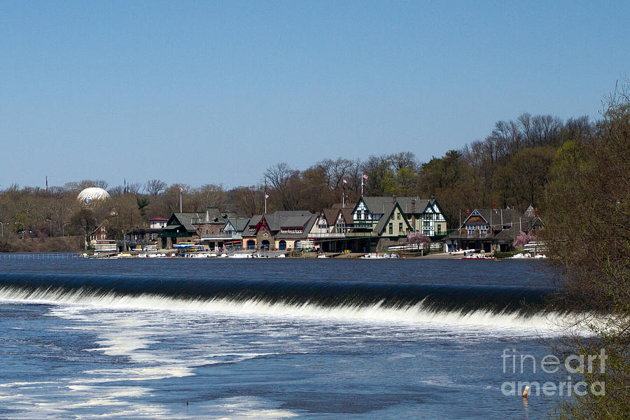 Spring Photograph - Waterfall at Boathouse Row by Terry Weaver