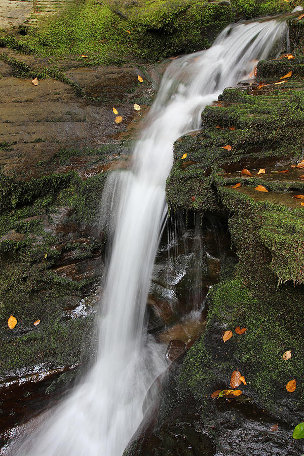 Waterfall at Camp Photograph by Patsy Zedar - Pixels