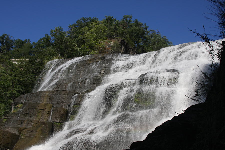 Nature Photograph - Waterfall at Ithaca NY by Vadim Levin