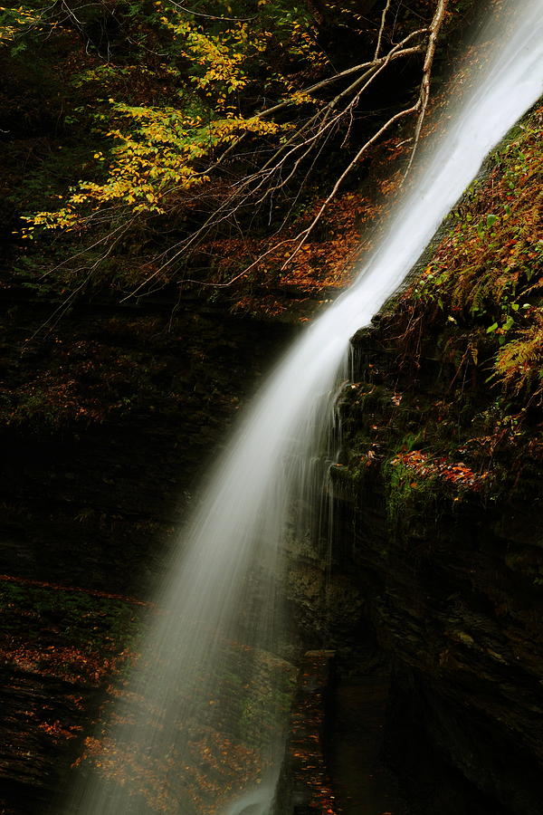 Waterfall at Watkins Glen Photograph by Jetson Nguyen
