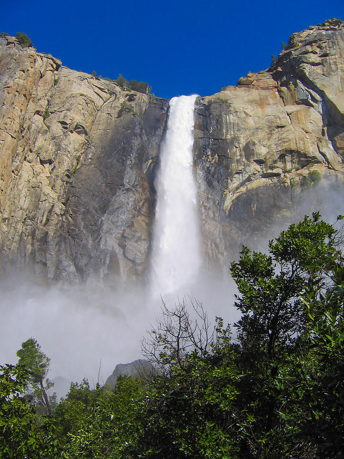Waterfall at Yosemite by Stephen Haunts Waterfall at Yosemite by Stephen Haunts