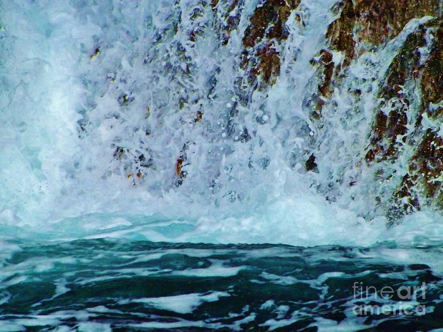 Waterfall Closeup Photograph by Brigitte Emme