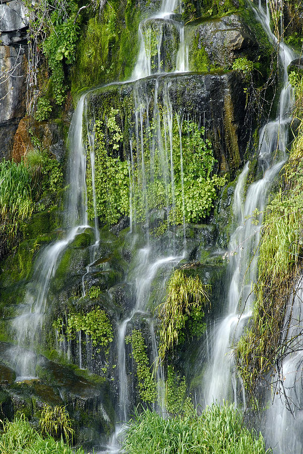 Waterfall, Columbia River, Washington Photograph by Theodore Clutter