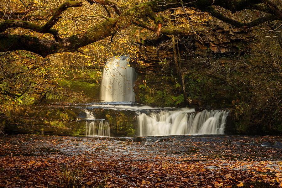 Fall Photograph - Waterfall country in autumn by Izzy Standbridge