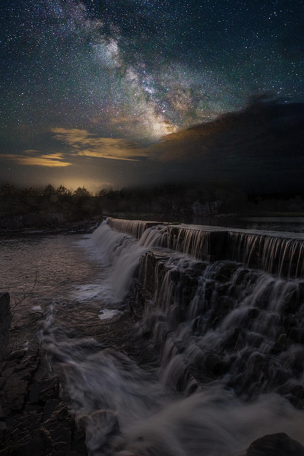 Waterfall Dreamscape Photograph by Aaron J Groen