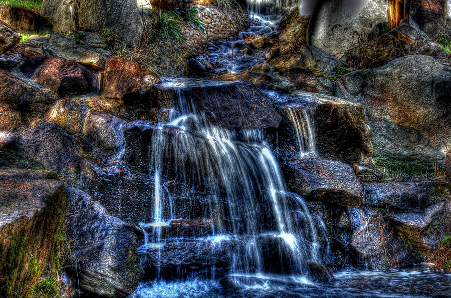 Waterfall drybrush Photograph by Andy Lawless