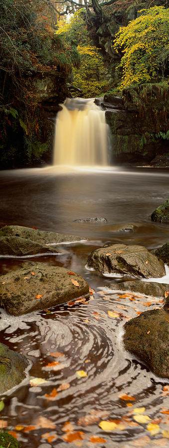 Nature Photograph - Waterfall In A Forest, Thomason Foss by Panoramic Images