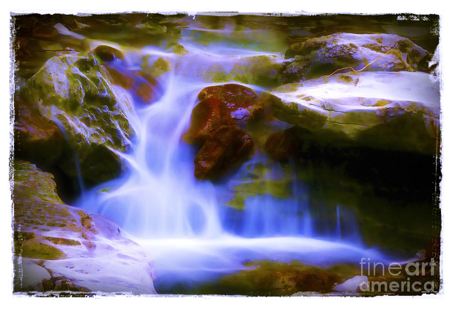 Nature Photograph - Waterfall in Lost Valley by Judi Bagwell