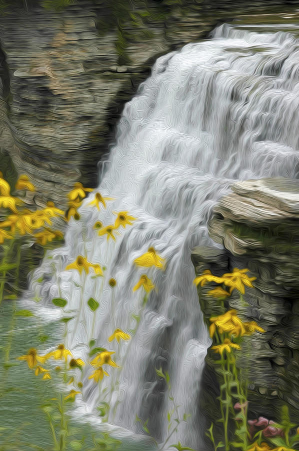 Waterfall in Motion Photograph by Tracy Winter