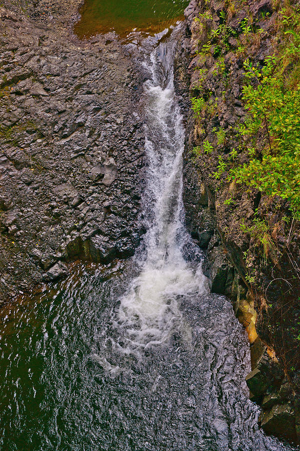 Waterfall in the Heleakala National Park in Hawaii Photograph by Marek Poplawski