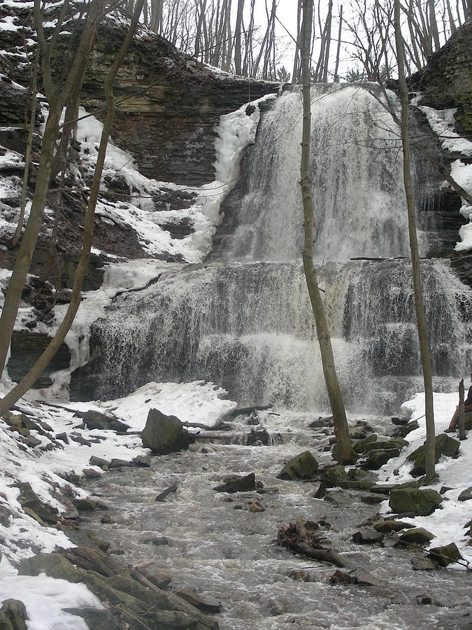 Waterfall Photograph by Leeanne Crisante | Fine Art America