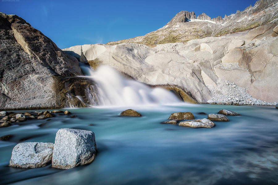 Waterfall Long Exposure Photograph by Sandro Bisaro