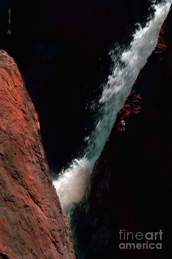 Waterfall Photograph by Morris Keyonzo