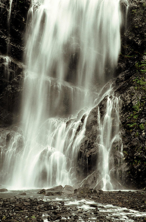 Waterfall Near Valdez, Alaska Photograph by Theodore Clutter