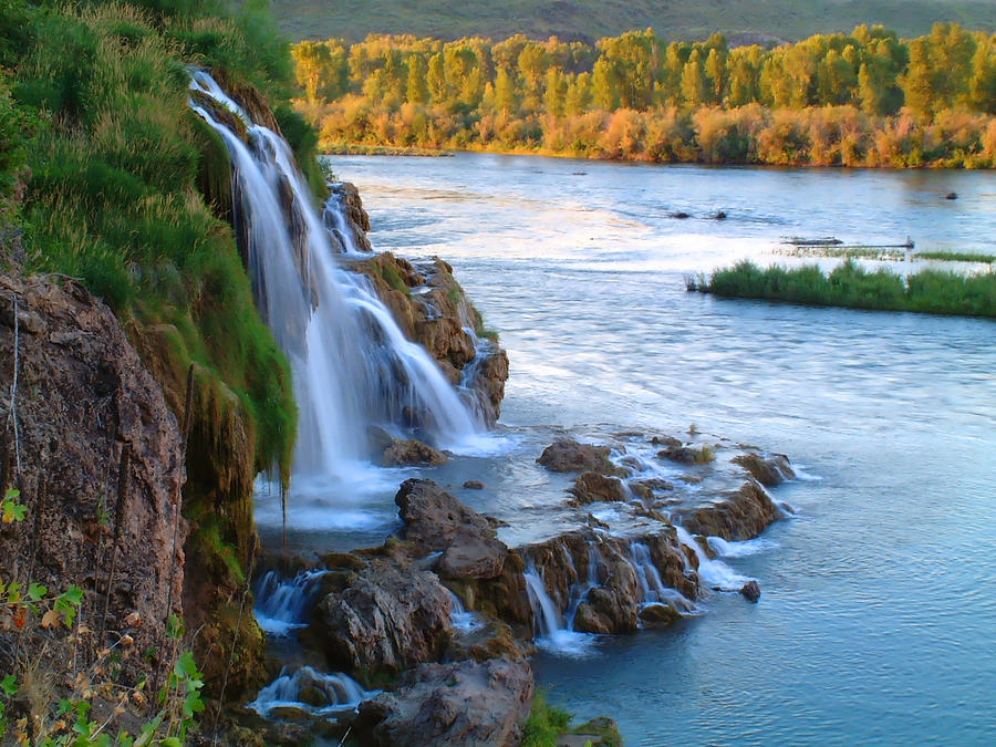 Waterfall On River Photograph