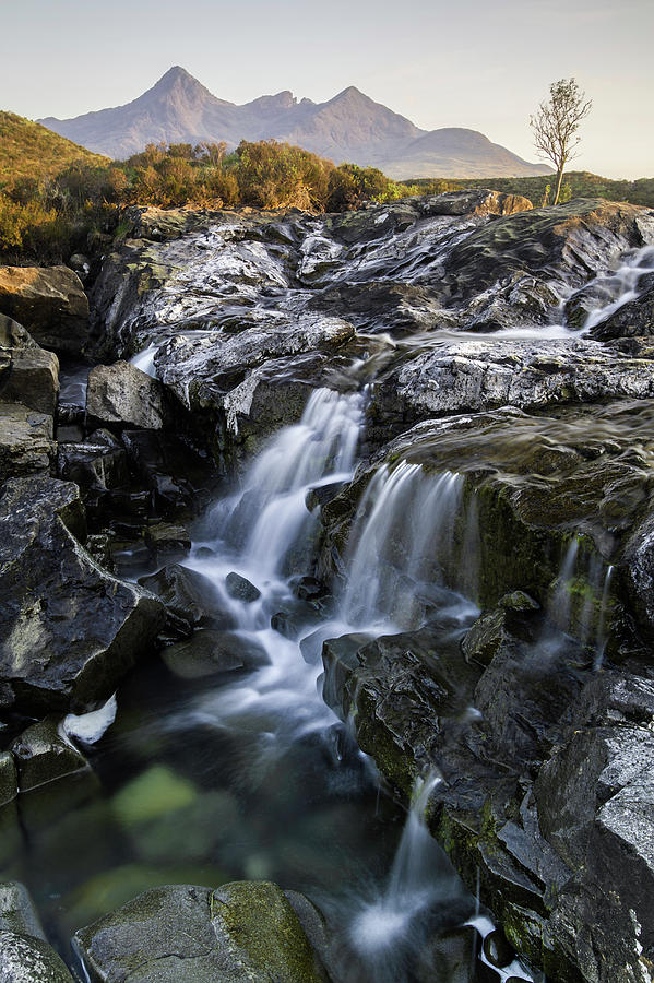 Waterfall On The Allt Dearg Mor Near Photograph by Copyright
