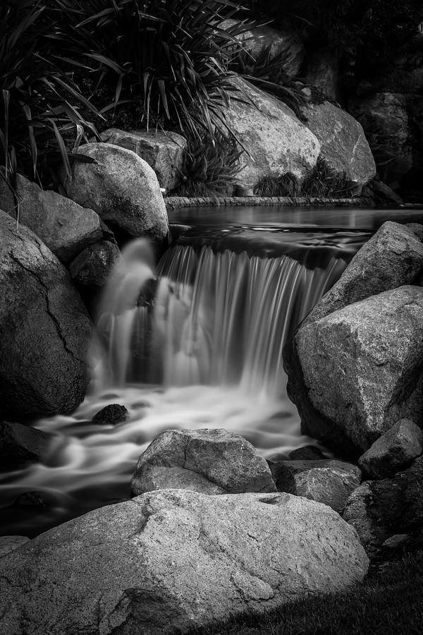 Black And White Photograph - Waterfall by Rudy DeVeau