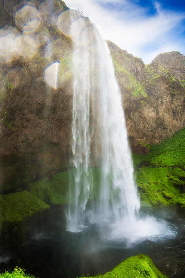 Waterfall Seljalandsfoss in South Iceland Europe Photograph by Matthias Hauser