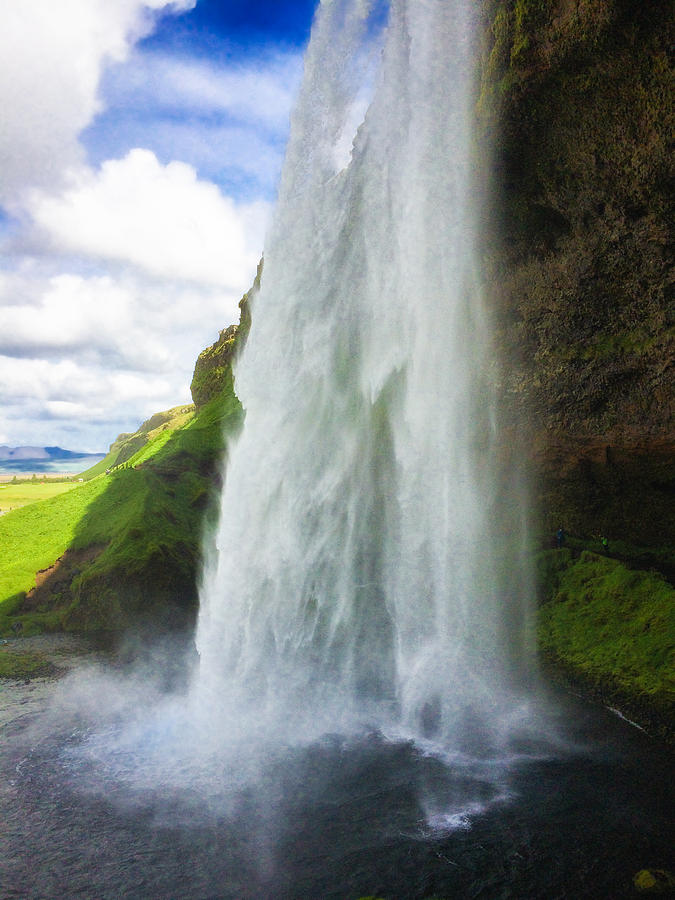 Nature Photograph - Waterfall Seljalandsfoss South Iceland Europe by Matthias Hauser