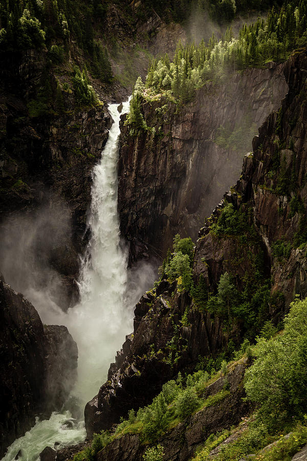 Waterfall Vemork Photograph by © Edwin Van Wijk