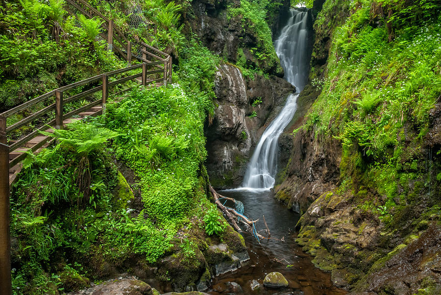 Waterfall Walkway, Northern Ireland Photograph by James Steinberg