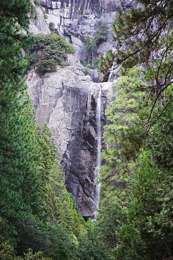 Waterfall. Yosemite Painting by Masha Batkova