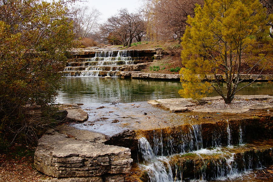 Waterfalls at Franklin Park Photograph by Mike Murdock