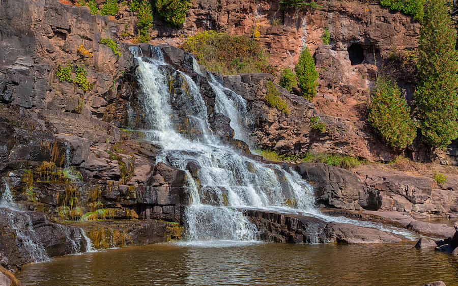 Waterfalls Leading to Lake Superior by John M Bailey Waterfalls Leading to Lake Superior by John M Bailey