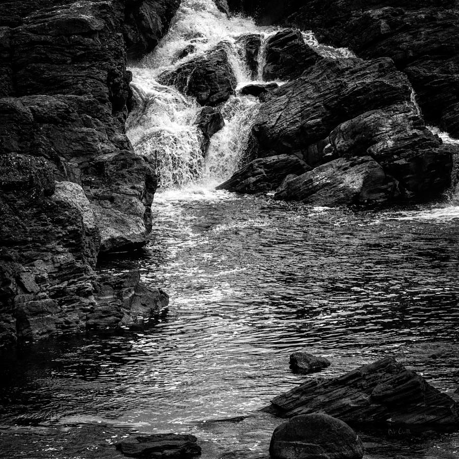 Black And White Photograph - Waterfalls Number 8 by Bob Orsillo