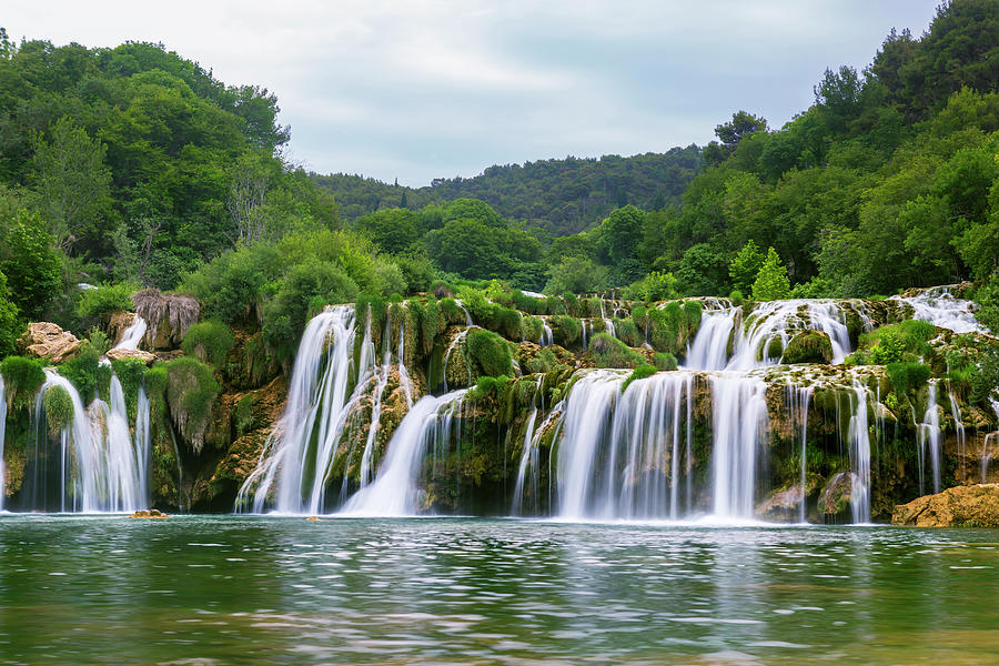 Waterfalls Of Krka River Photograph by Matjaz Slanic
