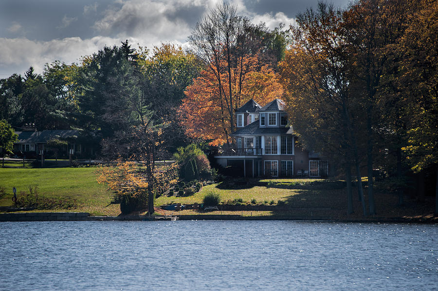 Waterfront Cottage Photograph by Patrick Boening