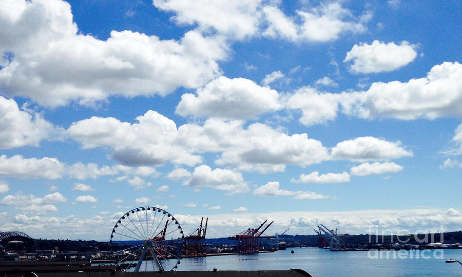 Seattle Photograph - Waterfront by LeLa Becker