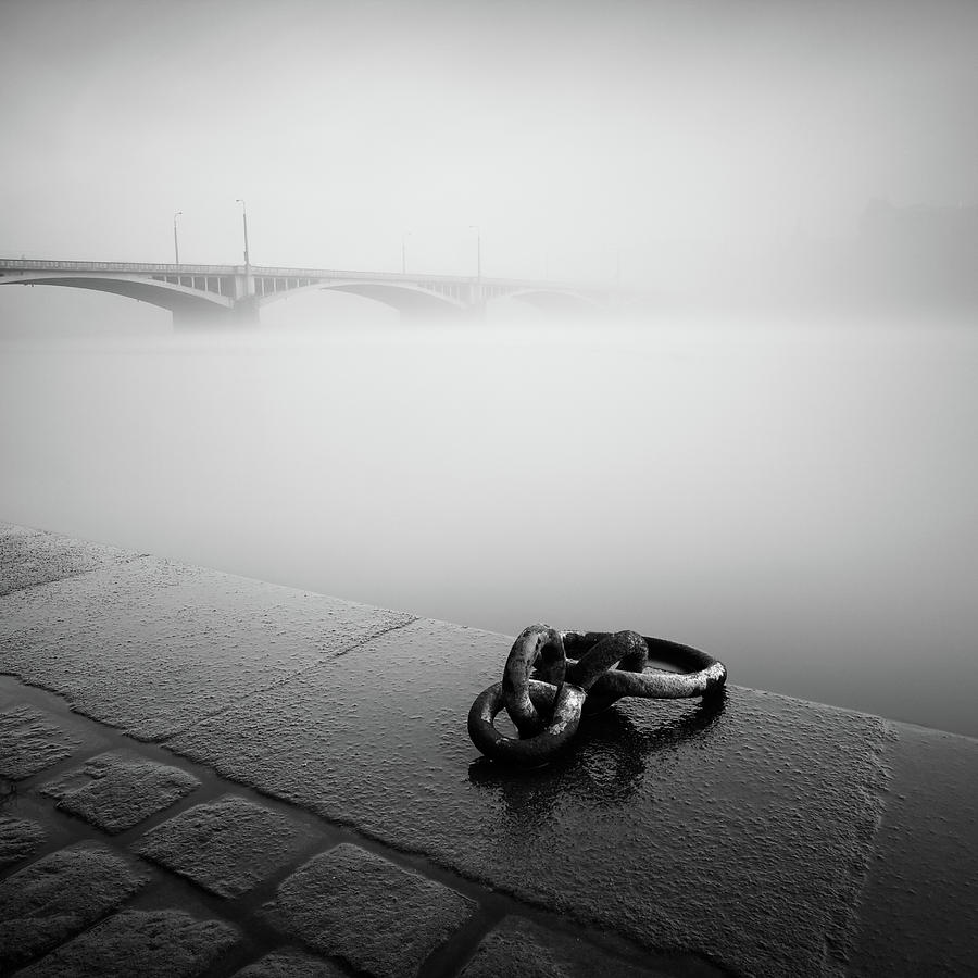 Black And White Photograph - Waterfront by Martin Rak