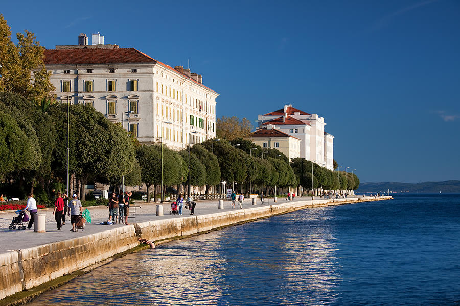 Waterfront Promenade in Zadar Photograph by Artur Bogacki