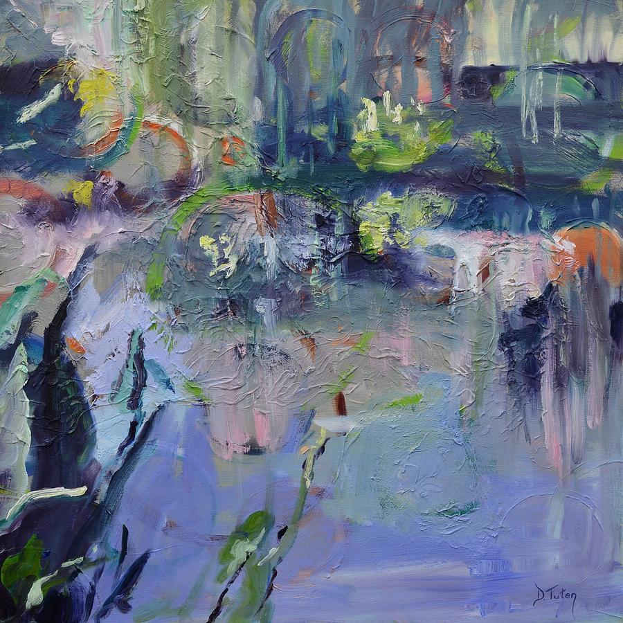 Watergarden Painting by Donna Tuten